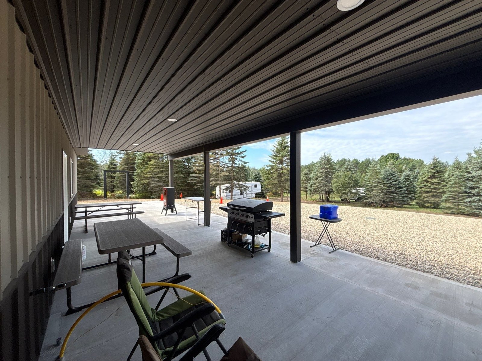 Finished concrete flatwork completed by Hershberger Construction