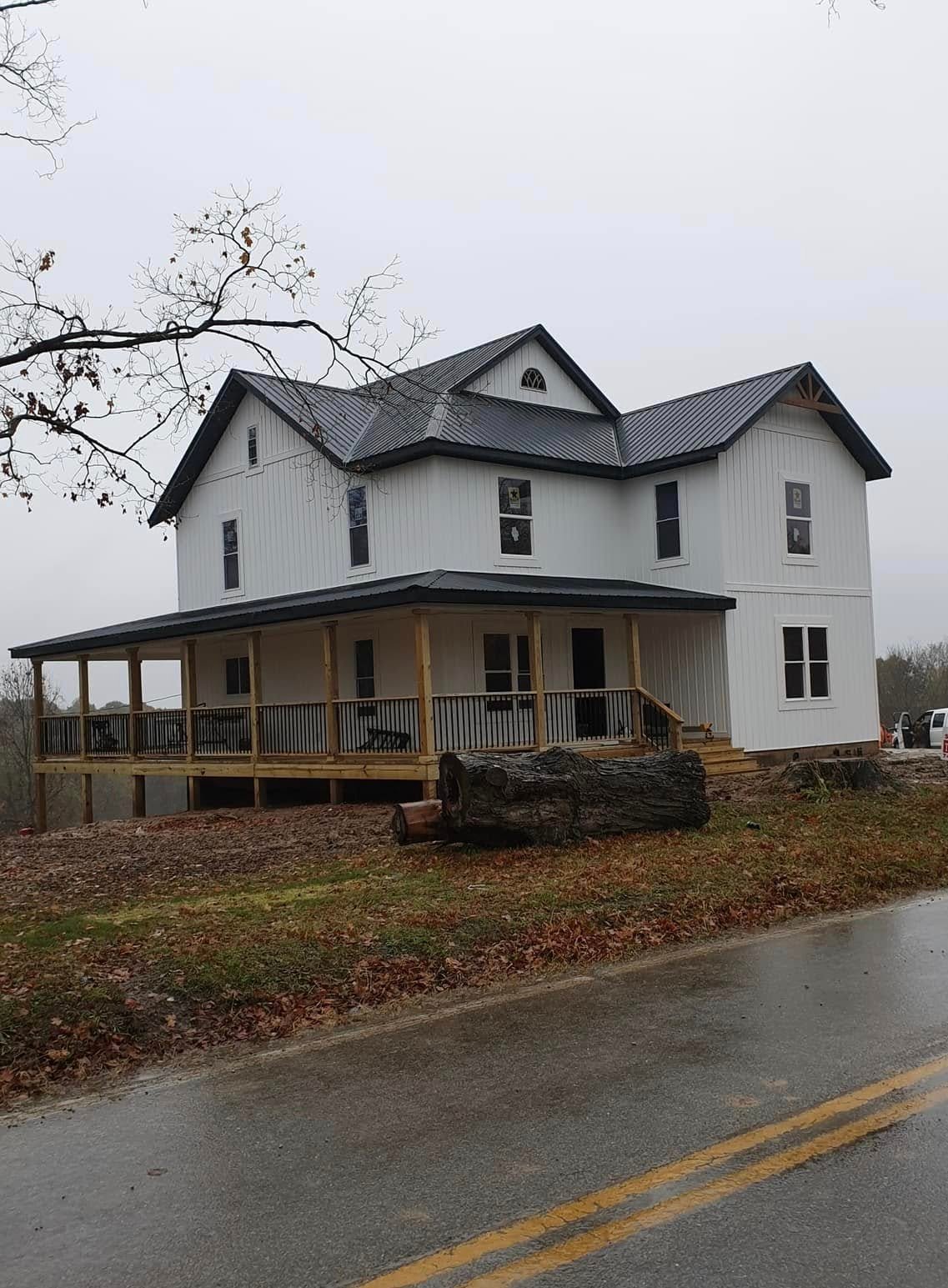 Exterior remodel work by Hershberger Construction